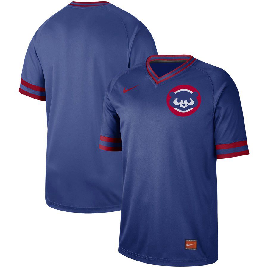 2019 Men MLB Chicago Cubs blank blue Nike Cooperstown Collection Jerseys->los angeles dodgers->MLB Jersey